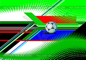 Soccer background - vector clip art