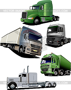 Trucks - vector clip art