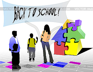 Back to school. - vector image