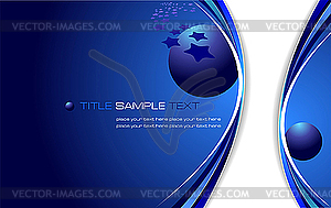Blue business background. - vector clipart