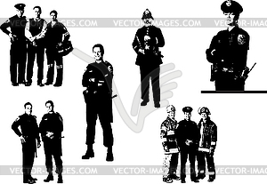 People silhouettes - vector clipart