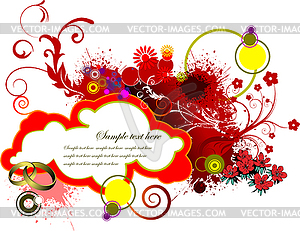 Valentine`s Day Greeting Card - vector clipart