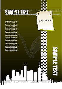 Abstract modern cover - vector image