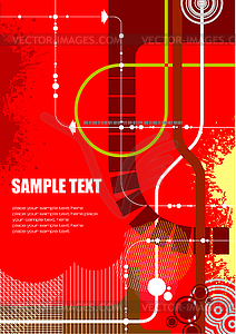 Abstract hi-tech background - vector clipart / vector image