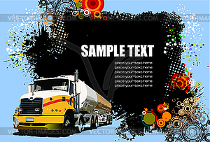 Grunge abstract hi-tech background - vector clipart
