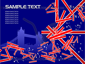 Britain background - stock vector clipart