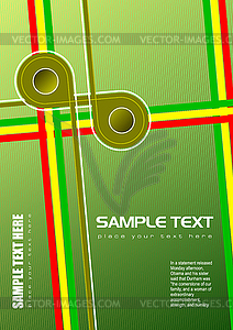 Cover for brochure or template office folder - vector clipart