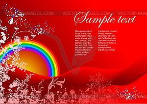 Greeting card background - vector clip art