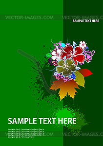 Cover for brochure - vector image