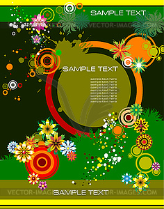 Floral background - vector clipart