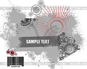 Industrial grunge background - vector clipart