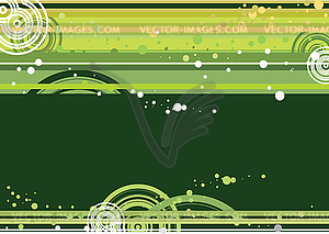 Green and Yellow doted background - vector image