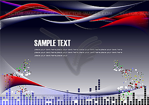 Futuristic display background - stock vector clipart