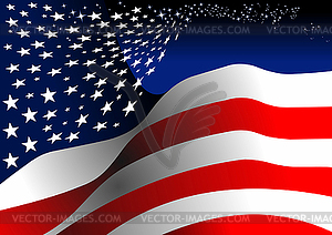 4th July – Independence day of United States of America - vector image