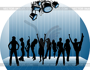 Women silhouette - vector clipart