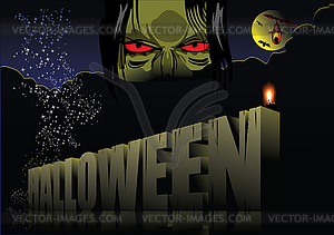 Halloween - Holiday celebrated on the night of October 31 - vector EPS clipart