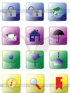 Website and Internet icons. - vector image