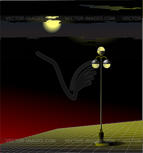 Street lamp - vector clipart