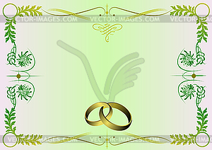 Свадьба inwitation - иллюстрация в векторе