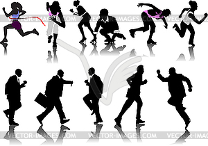 Illustration of people - vector clipart