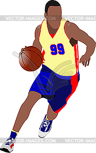 Basketball player - vector image