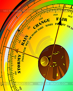 Барометр - рисунок в векторном формате