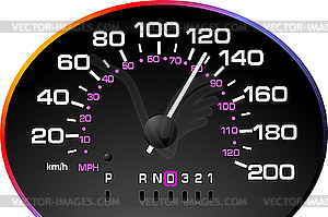 Speedometer - royalty-free vector image