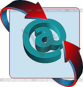 E-mail icon - vector clip art