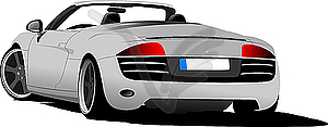 Car cabriolet - vector clipart