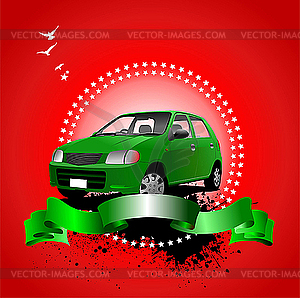 Car club emblem - vector clipart