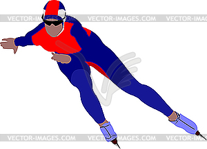 Skating - vector clipart / vector image