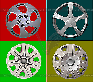 Rims of auto wheel - vector image