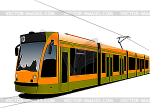 Tram - vector image