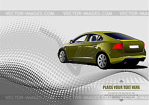 Car sedan - vector clipart