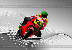 Biker - vector clip art