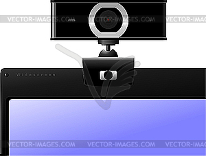 Web camera - vector clip art