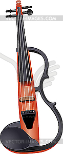 Electric violin - vector clip art