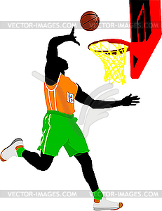 Basketball player - vector clip art