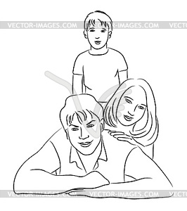 Family - vector clipart