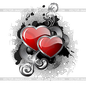 Hearts - vector clip art