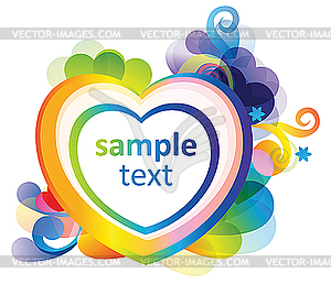 Abstract heart - vector clipart