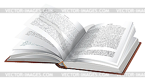 Open book  - vector clipart