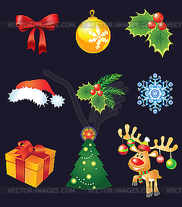 Christmas set - vector clipart