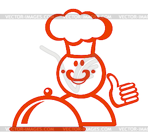 Cook - vector image