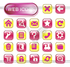 Web icon set - vector image