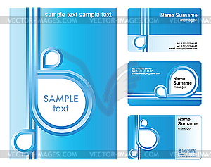 Business style templates - vector image