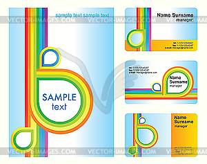Business style templates - vector clipart