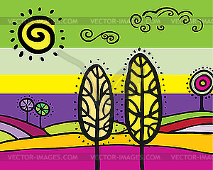 Landskape2 - vector image