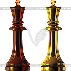 All Chess Pieces, Black And White, From Pawn To King And Queen. Flat Style  Vector Illustration. Royalty Free SVG, Cliparts, Vectors, and Stock  Illustration. Image 73418601.