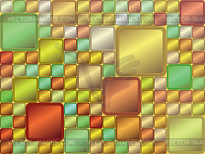 Абстрактный фон цветных квадратов - векторный дизайн